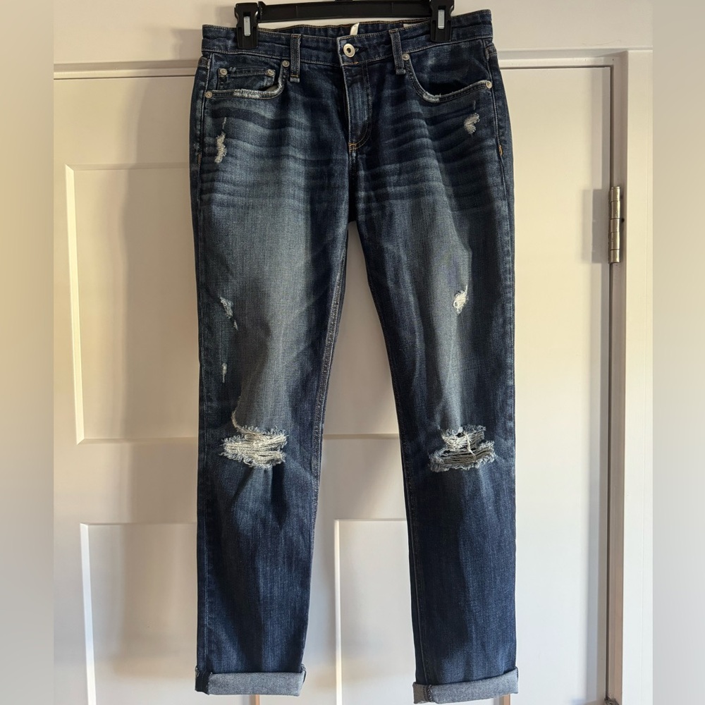 RAG & BONE DRE LOW RISE SLIM BOYFRIEND JEAN